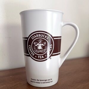 Starbucks Ceramic Mug Tumbler Original Siren Logo Coffee Tea Spices 2008